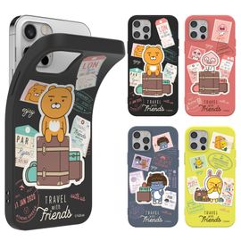 [S2B] Kakao Friends Travel Soft Case-Smartphone Bumper Camera Guard iPhone Galaxy Case-Made in Korea